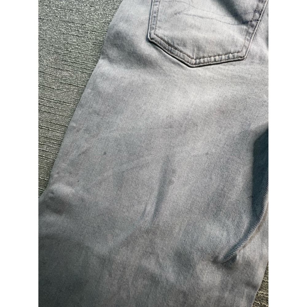American Eagle Strigid Light Wash Distressed Wide Leg Jeans Women Size 27 - Picture 9 of 11